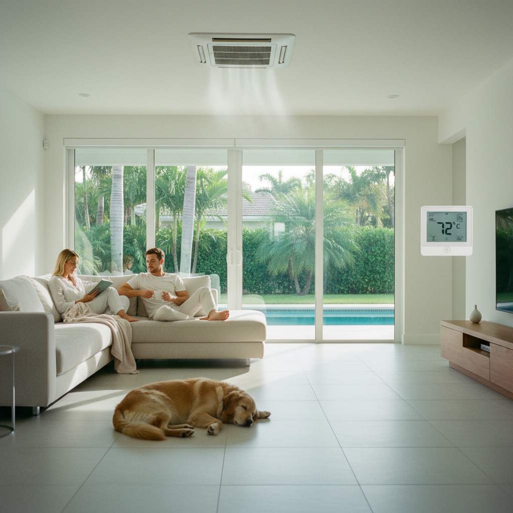 One Way Air Instagram ad concept - Florida lifestyle cool home